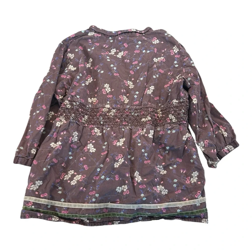 Old Navy‎ 2006 Brown Floral Boho Girls Top